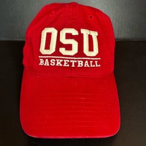 Ohio State Basketball Hat Adjustable Legacy Athletics Red Dad Hat